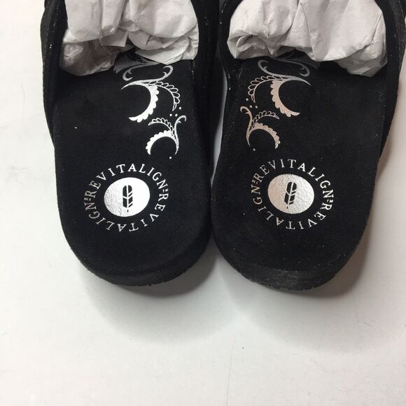 REVITALIGN Dragonfly Black Suede Sandal Women’s Size 6 - Picture 3 of 6